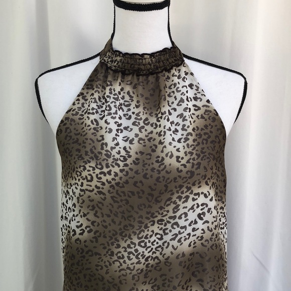 ALYX cheetah print flowy halter top size medium - Picture 2 of 8